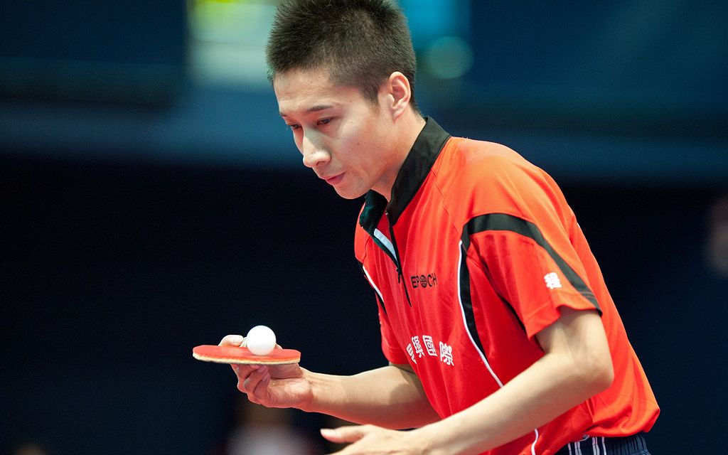 直板反胶单面弧圈的猛将——吉田海伟中式直板反胶单面拉集锦07