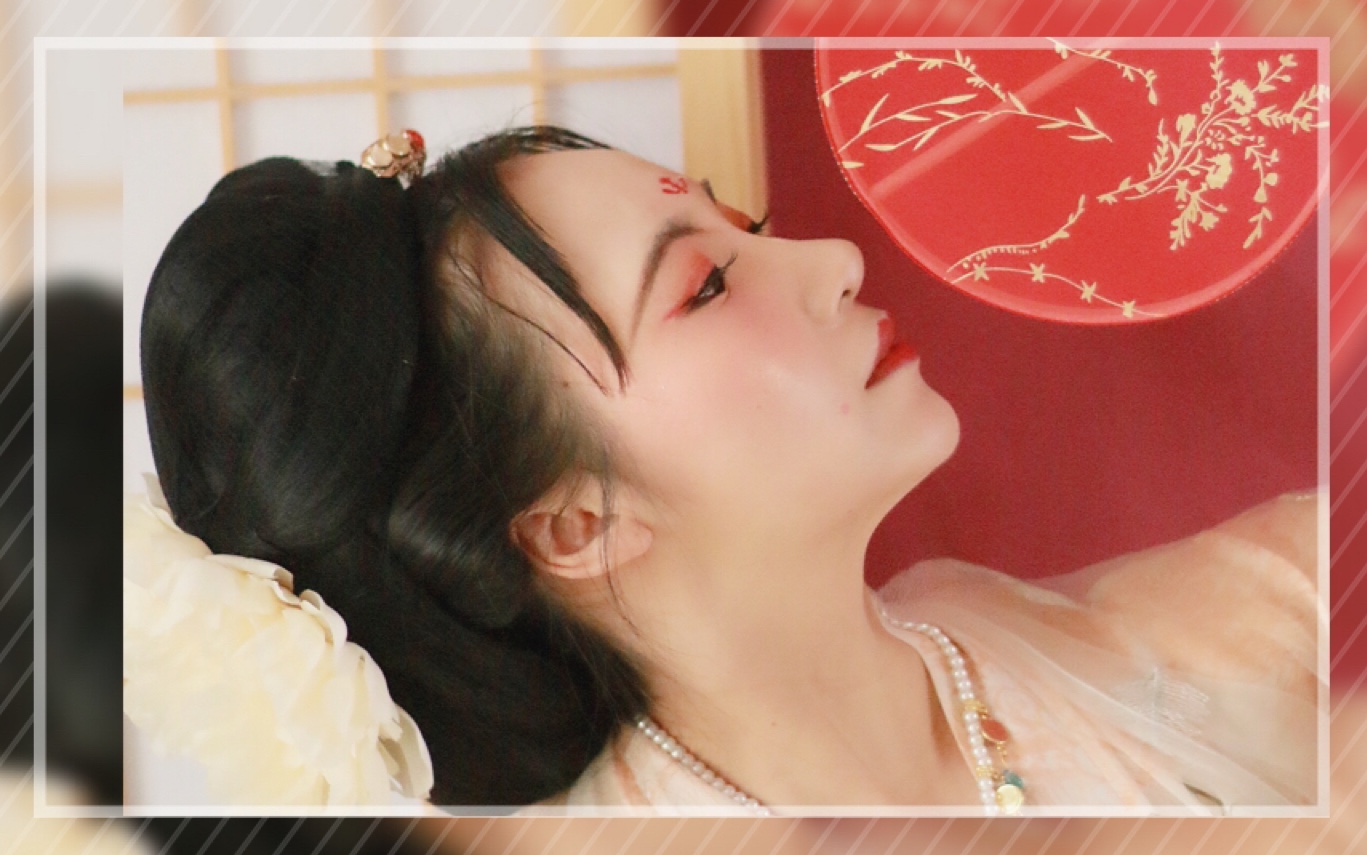 长安十二时辰 檀棋仿妆 简易唐风汉服发型 免邮抽送珍珠发带