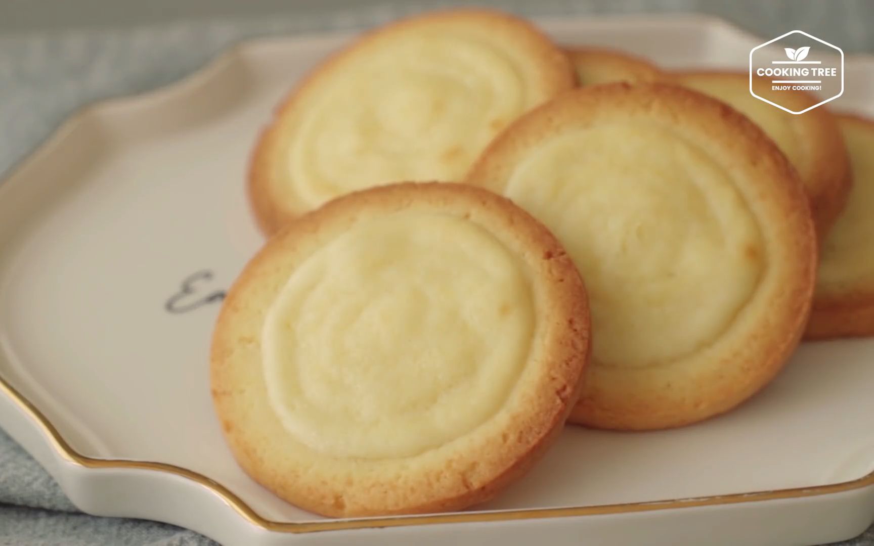 中字香酥奶油芝士曲奇cookingtree