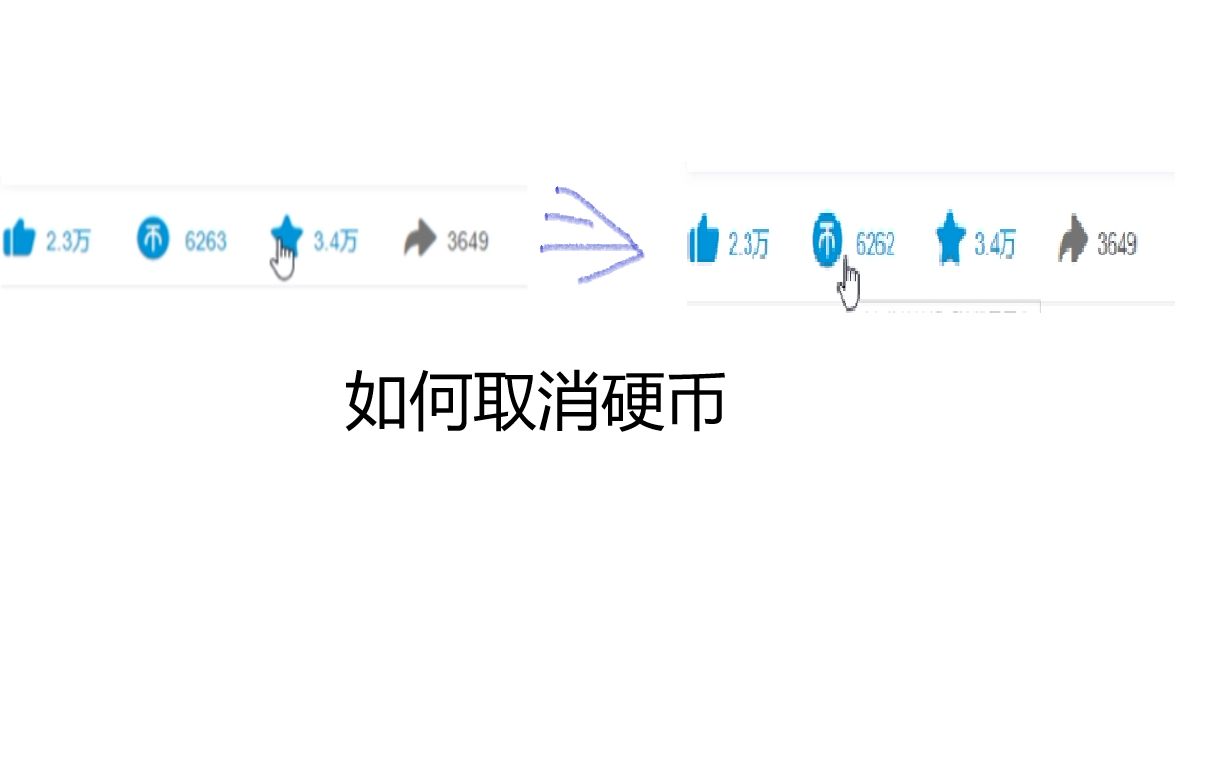 如何取消投出去的硬币哔哩哔哩bilibili