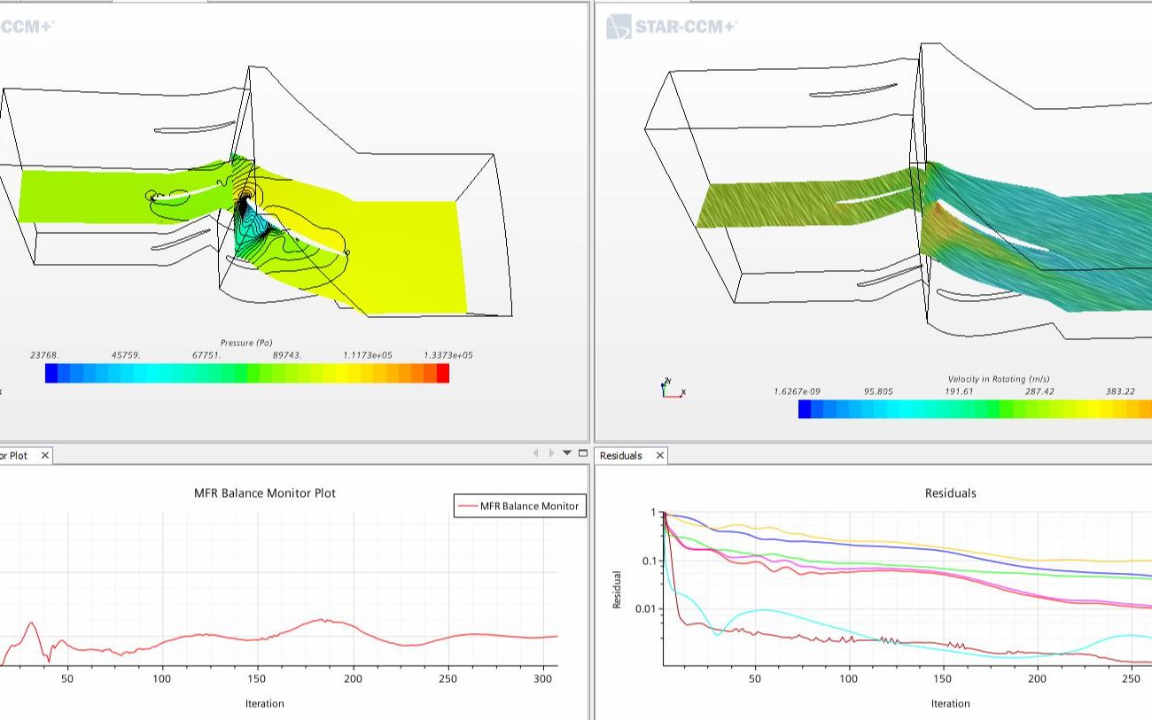 一小时学会STARCCM+旋转机械分析 (轴流/径流透平,压缩机,风扇等)哔哩哔哩bilibili