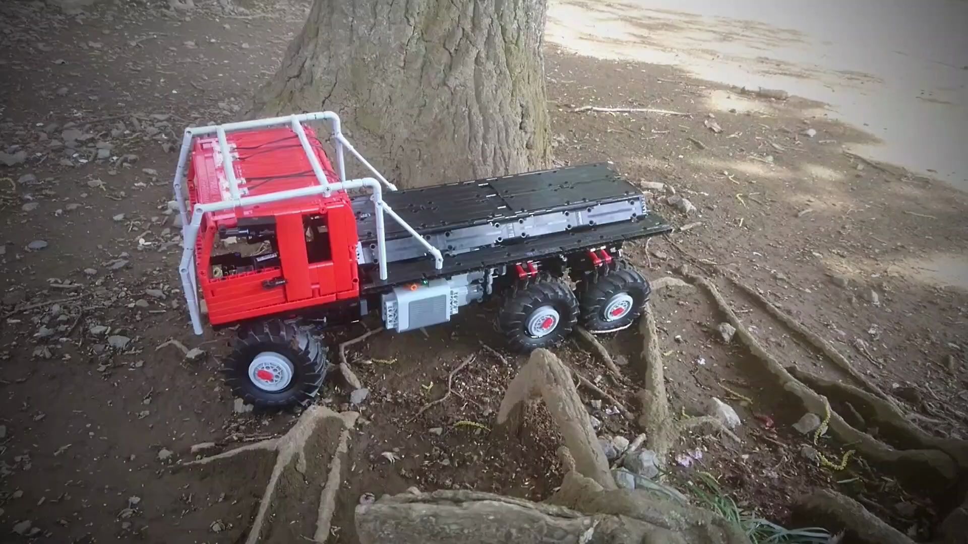 作品欣赏来看看乐高版太拖拉的激情越野legotechnictatrat815trial