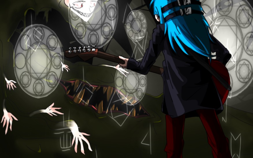 【sallyface/手书】吉他声破冰僵局迷惘,拾起刀以我之命还偿