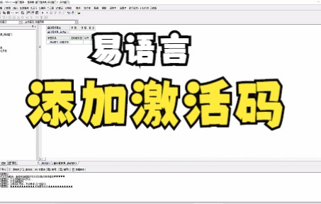 萌新怎么写脚本之[脚本添加激活码],仅交流学习易语言哔哩哔哩bilibili