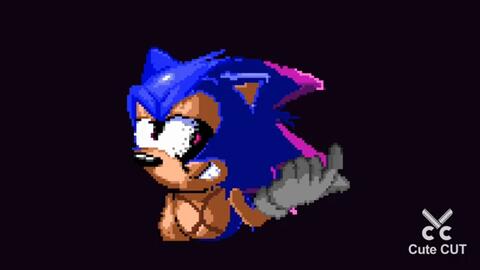 Halloween Special Shadow VS Sonic EXE (Sprite Animation)_哔哩哔哩_