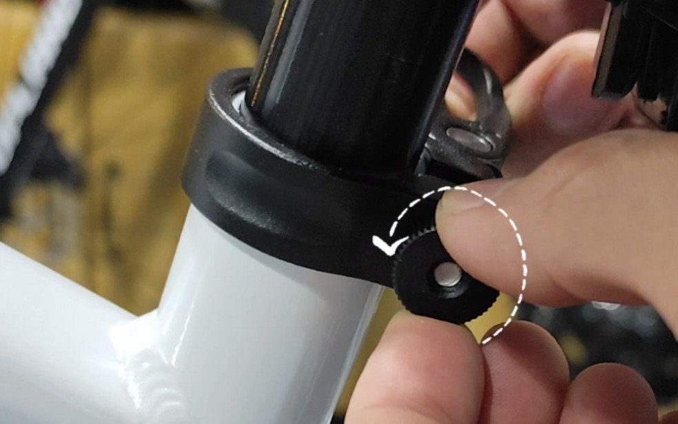 自行车座管夹使用教程