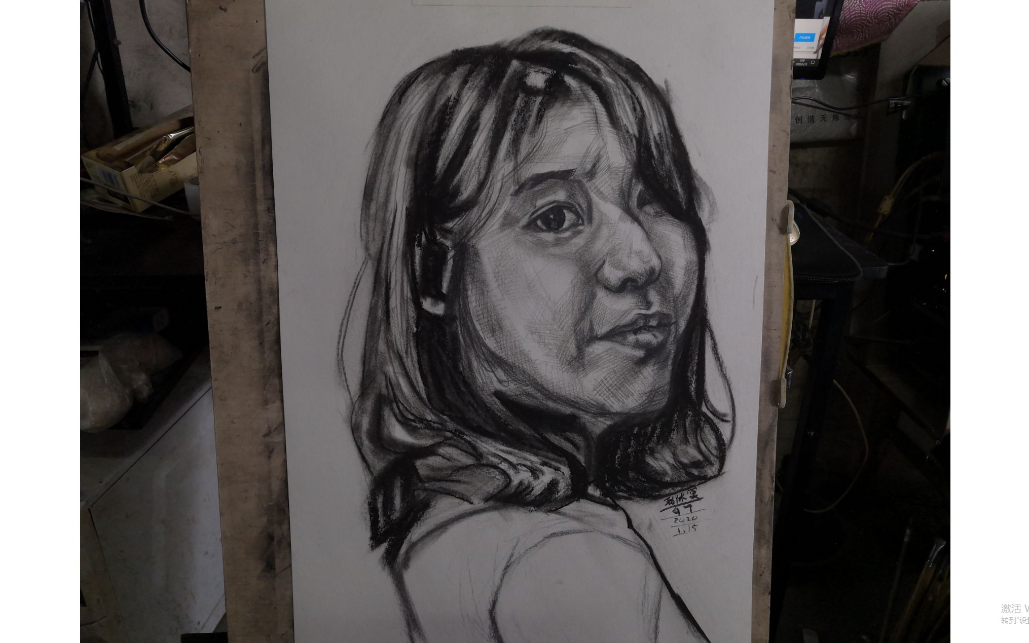 活动作品素描练习47iu李智恩