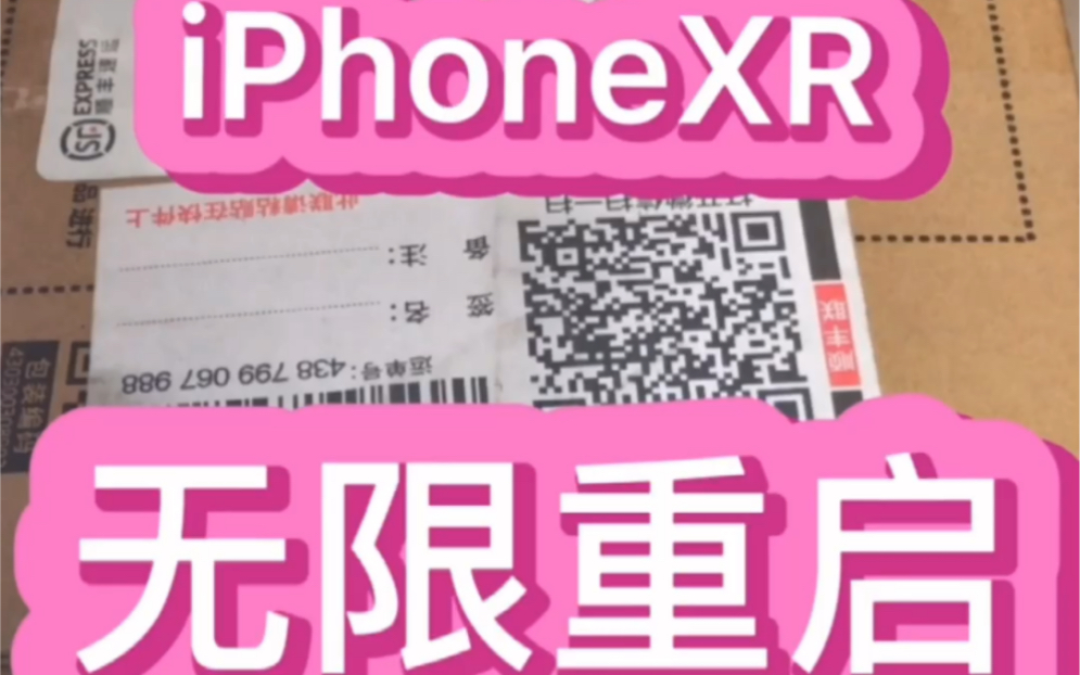 iPhoneXR 无限重启 白苹果哔哩哔哩bilibili