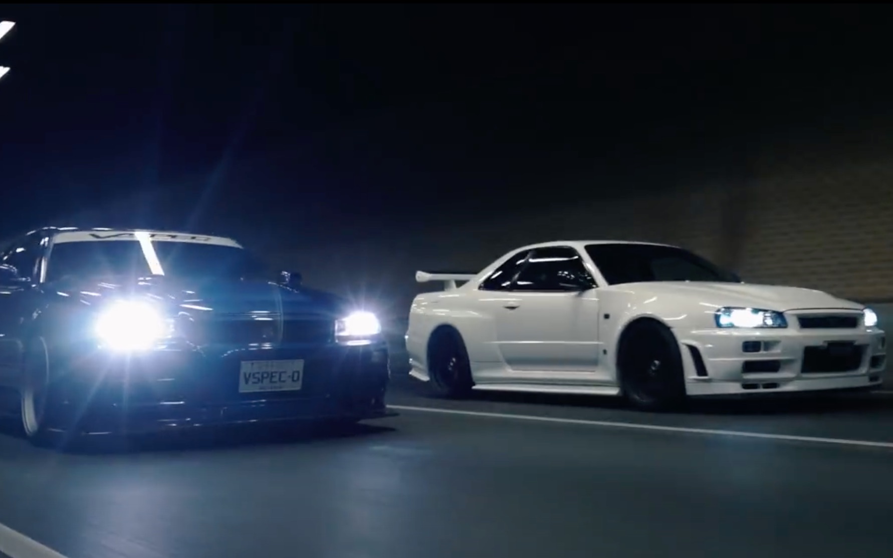 gtrr34最後一聚兩臺jdmr34日產尼桑skylinegtr4k