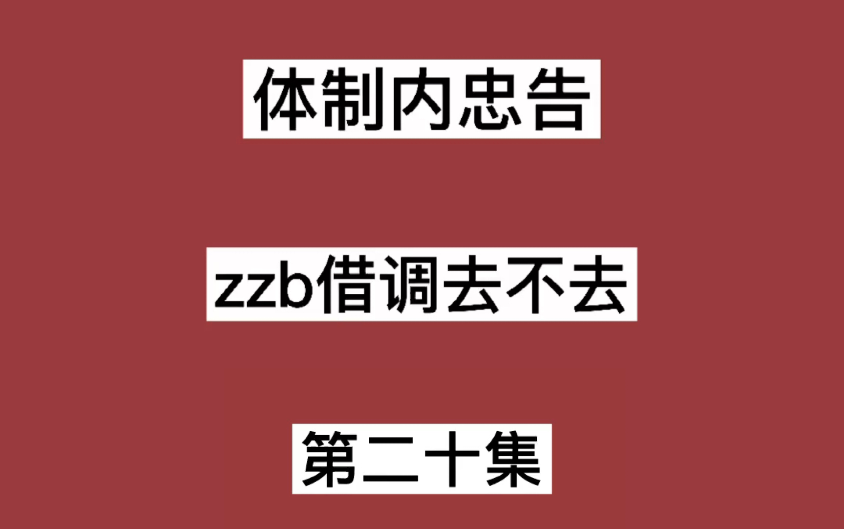 体制内zzb借调去不去哔哩哔哩bilibili