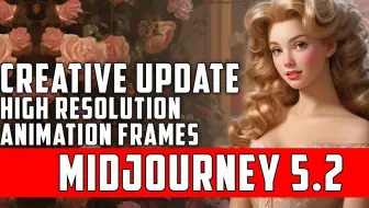 深入了解MidJourney 5.2，创造性的升频，动画帧和更多