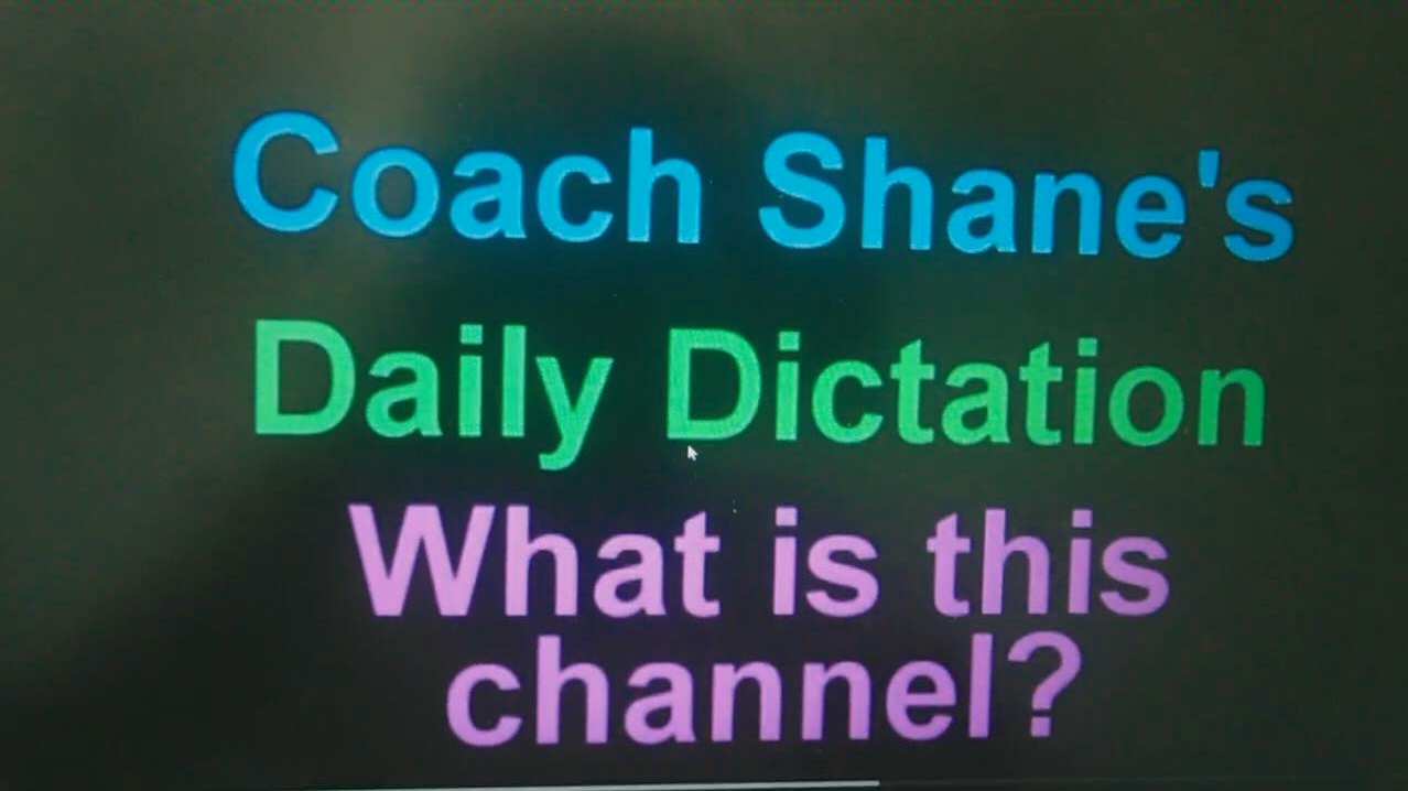 Coach shane的Daily dication的介绍课哔哩哔哩bilibili