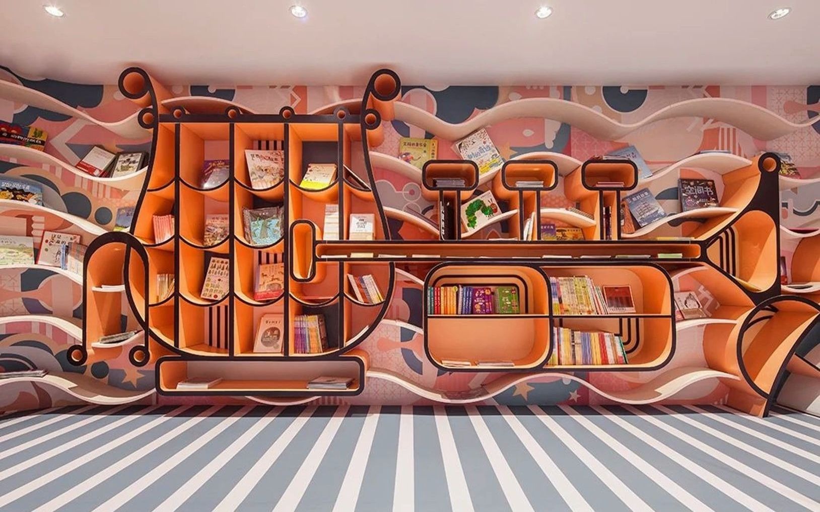 李想钟书阁作品 #书店案例 李想新作 宁波钟书阁,1230㎡,把201块"