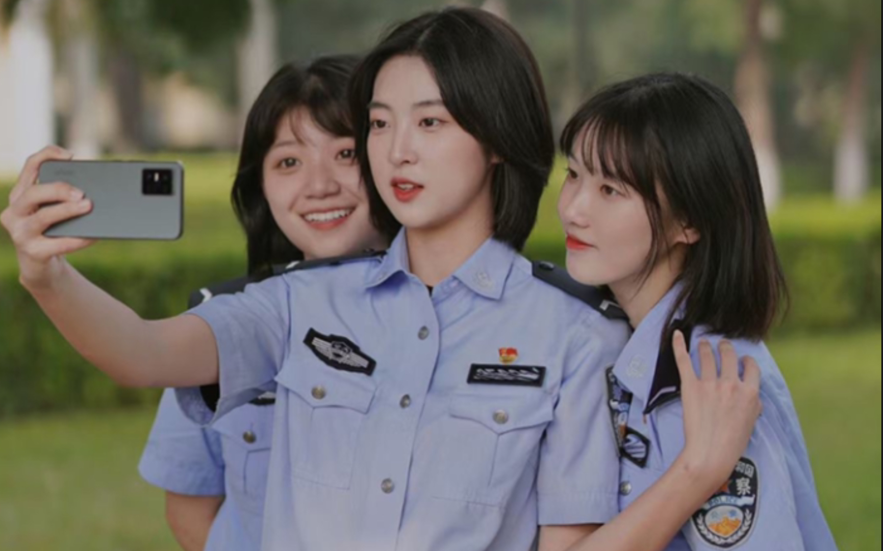 中国人民警察大学女生图片