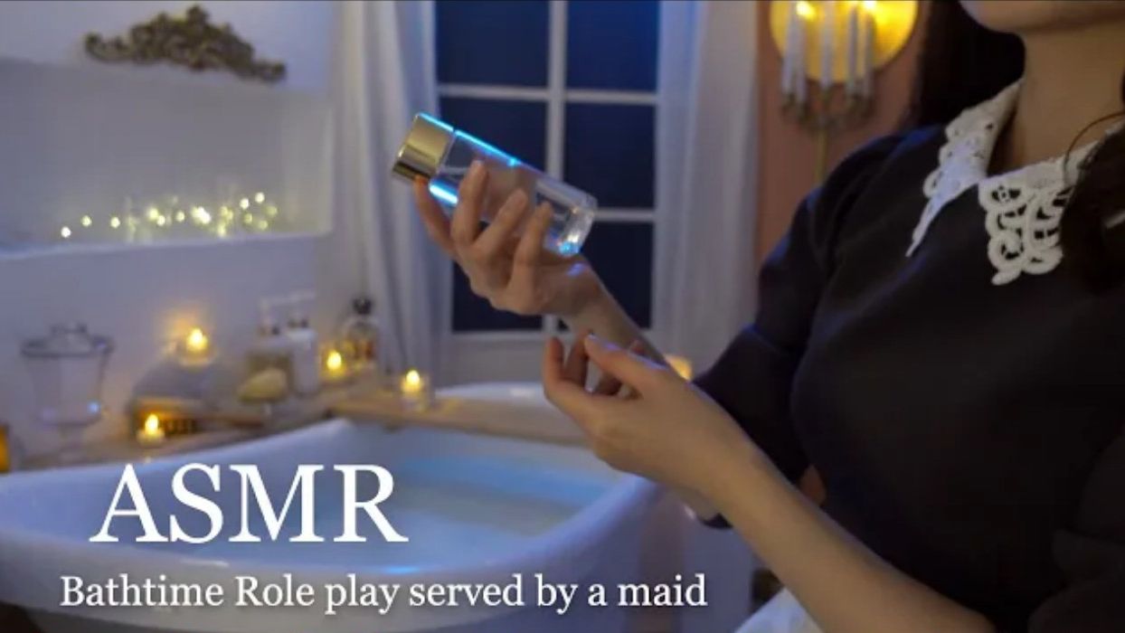 [图]【mariko】ASMR沐浴角色扮演🛀✨在大小姐专用的浴室，度过温柔的时光…🕯️🌃洗发水、沐浴露、护肤品…（2024.3.3）