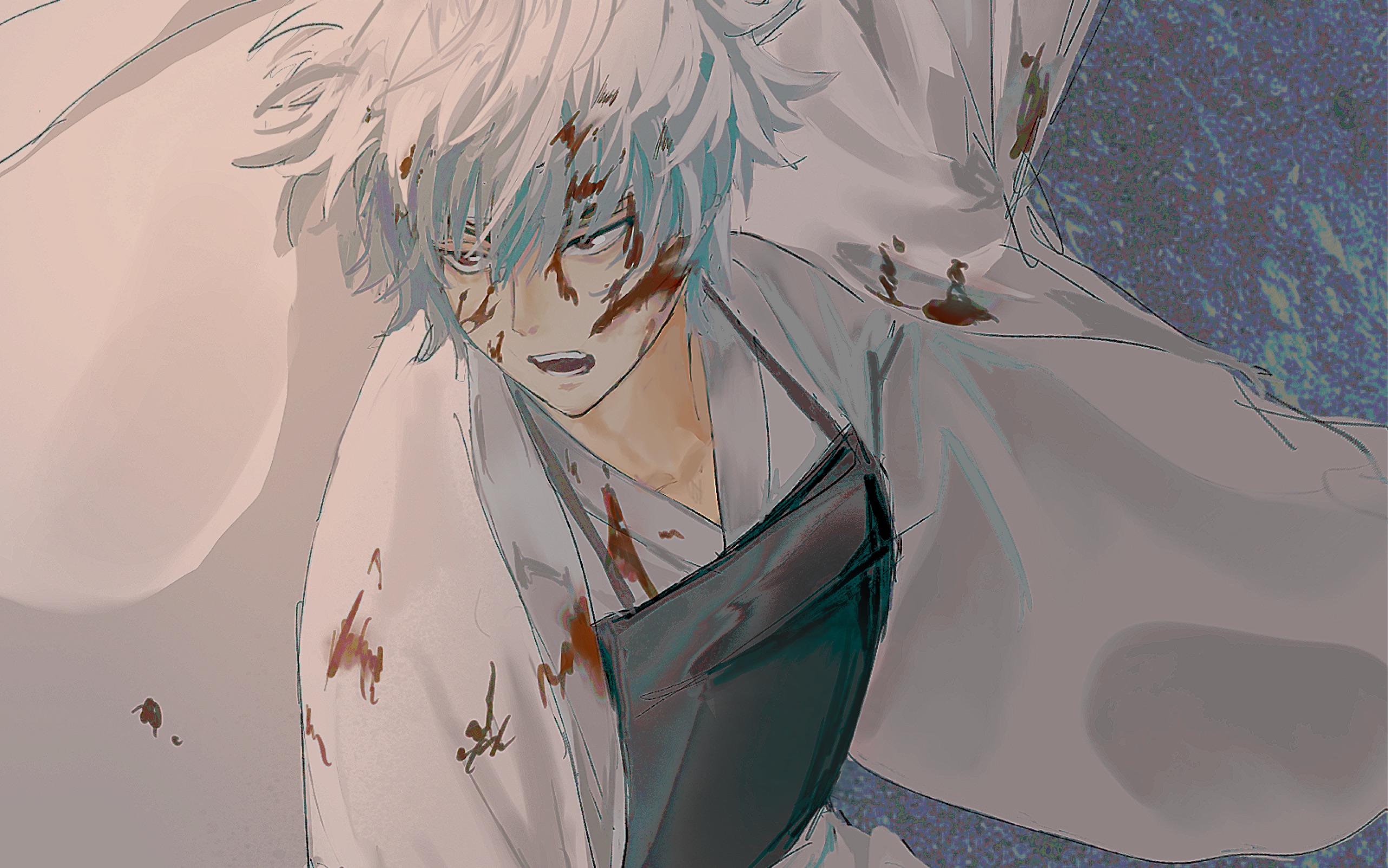 【procreate】白夜叉(参考官图)