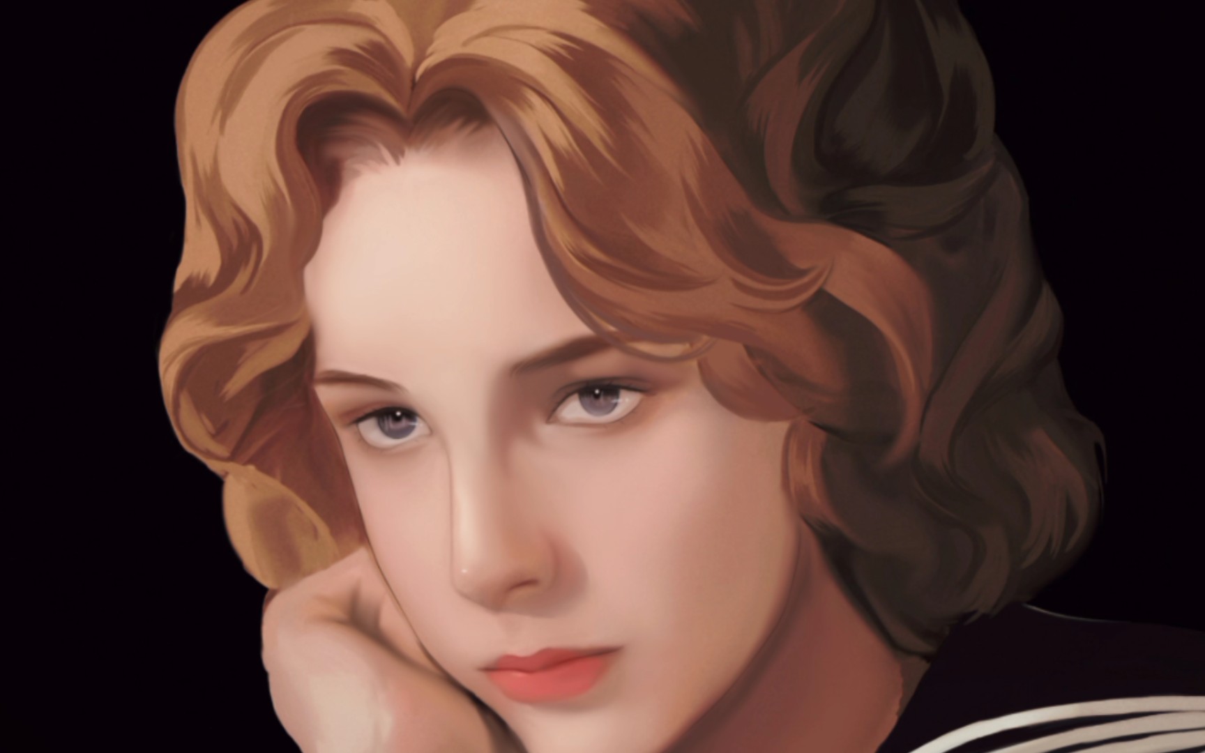 【绘画过程】世界第一美少年/伯恩·安德森