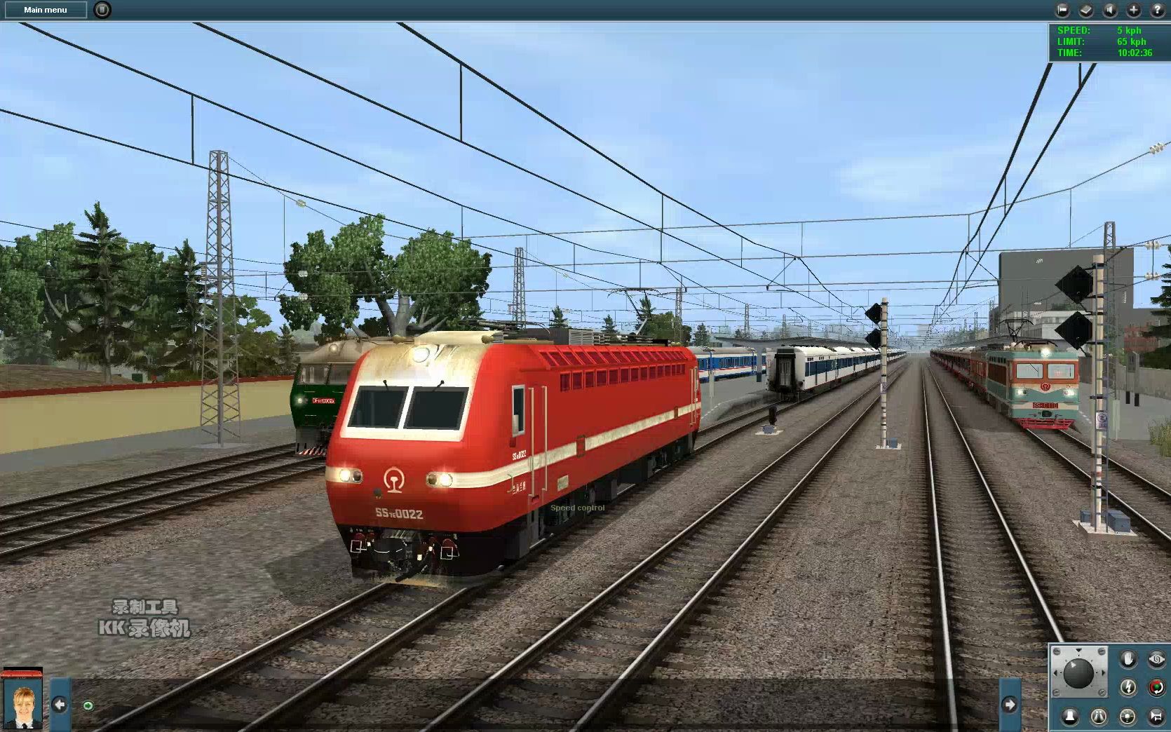模拟火车12 ss3牵引25g试跑中国铁路
