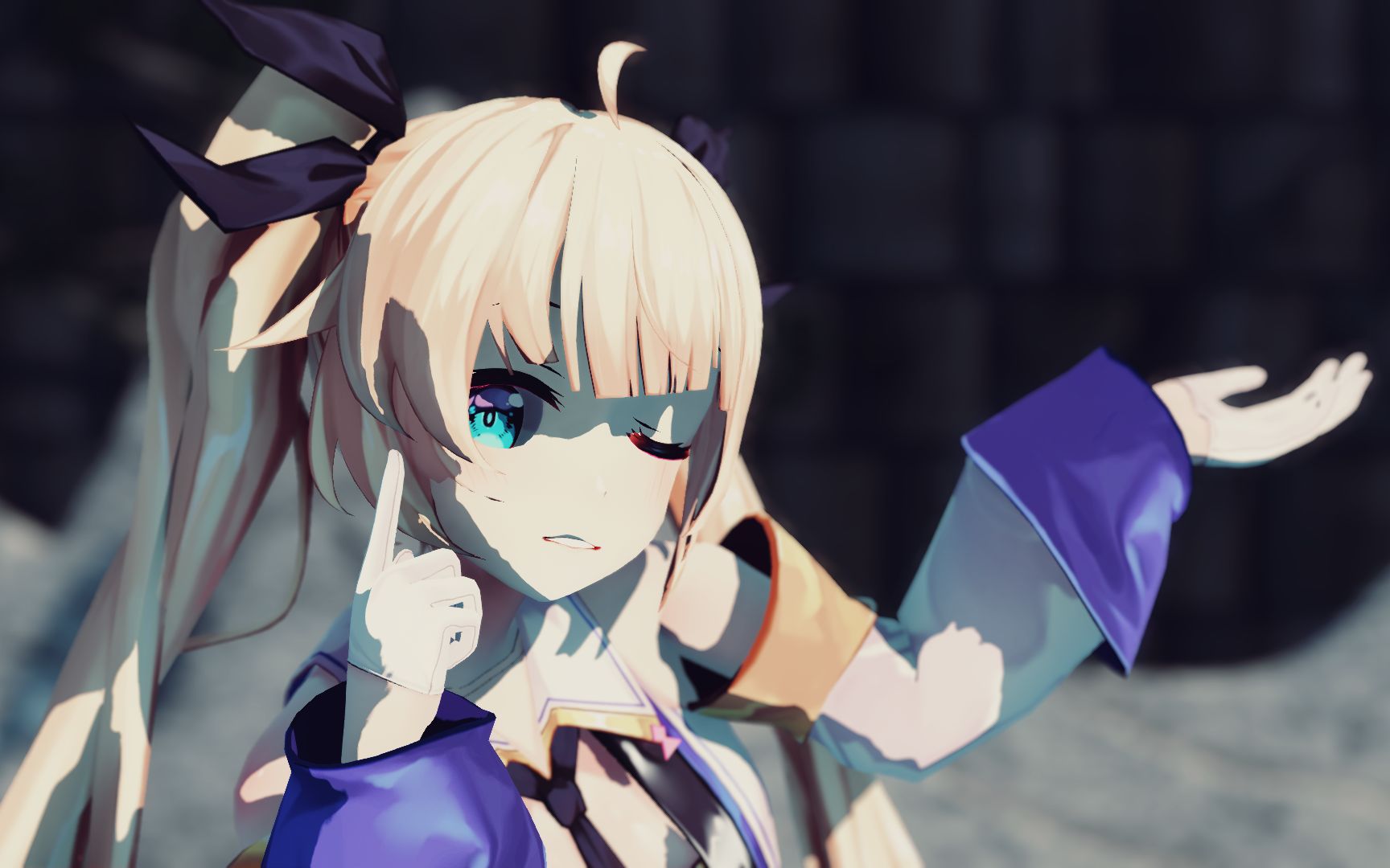 【mmd/桃源恋歌】打游戏超强的美少女舞一曲桃源恋歌,你喜欢吗!