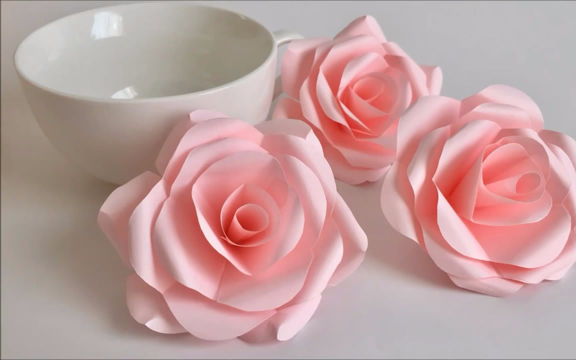 [图]手工艺品DIY，制作“玫瑰花”的方法，简单又漂亮