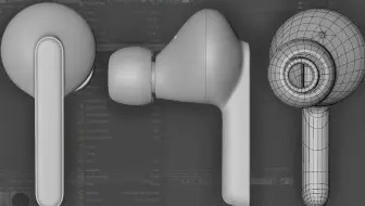C4D/产品建模/耳塞