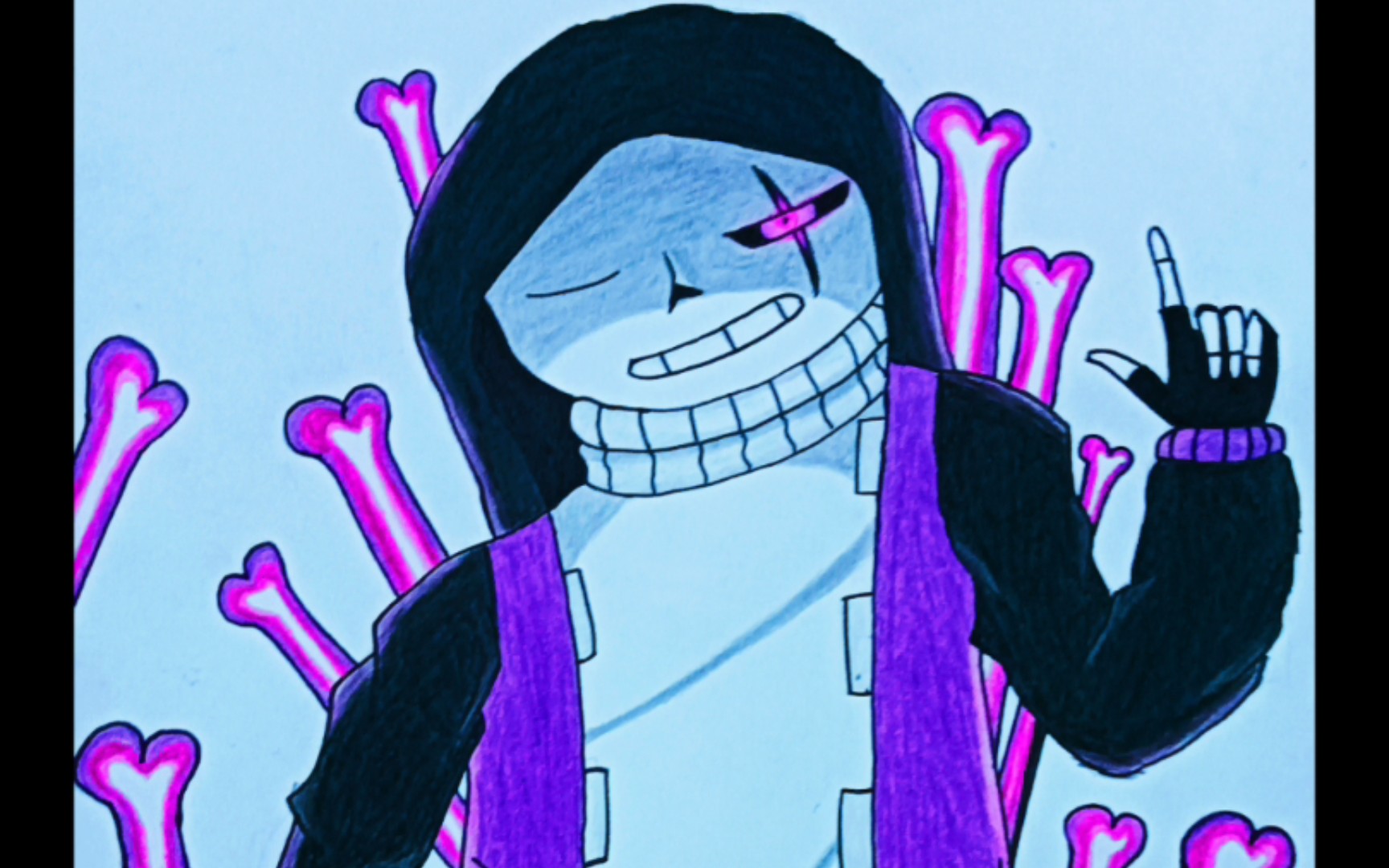 画渣手绘史诗sans.