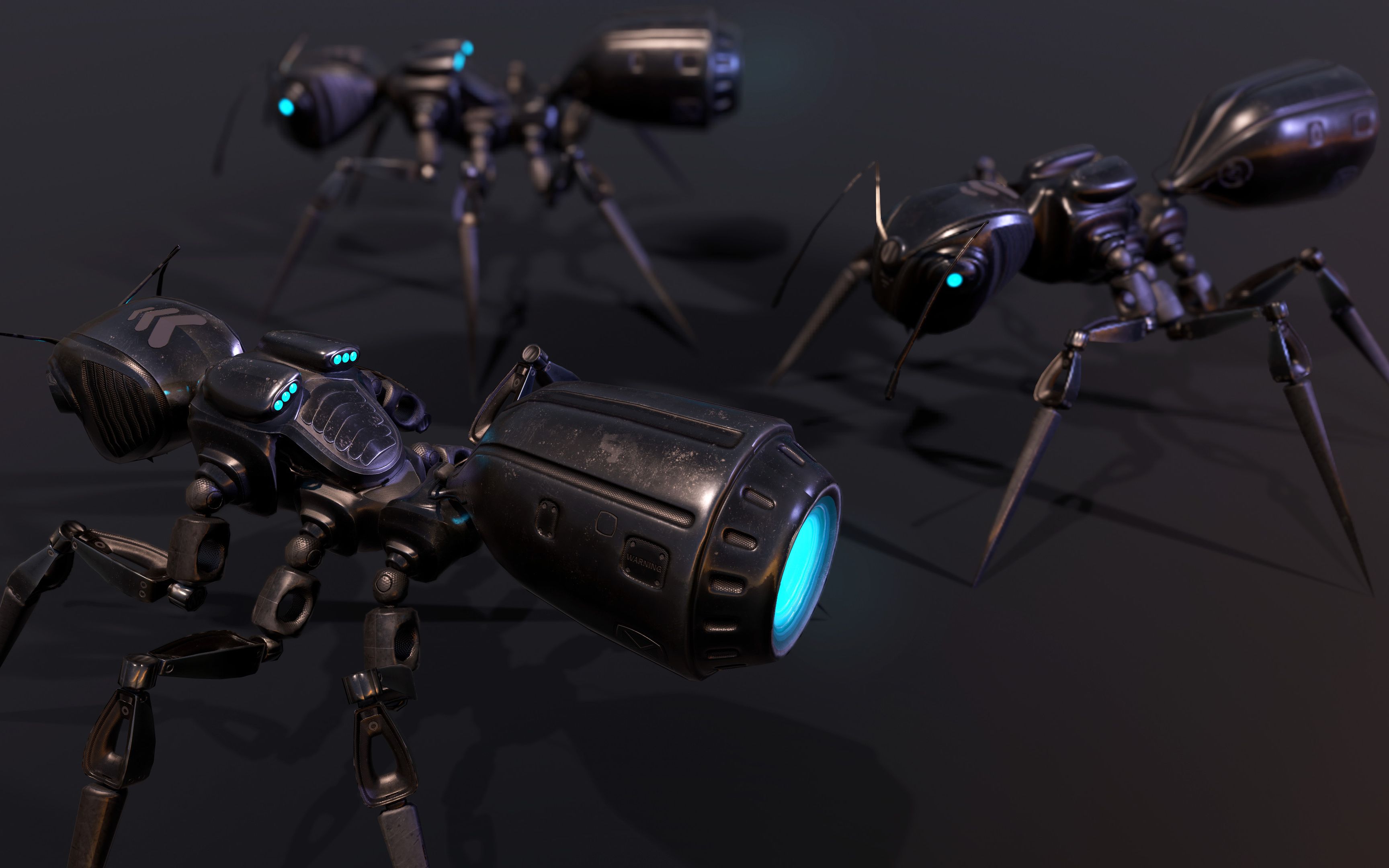 未来科技-蚂蚁大战人类-人蚁大战【3d建模制作】