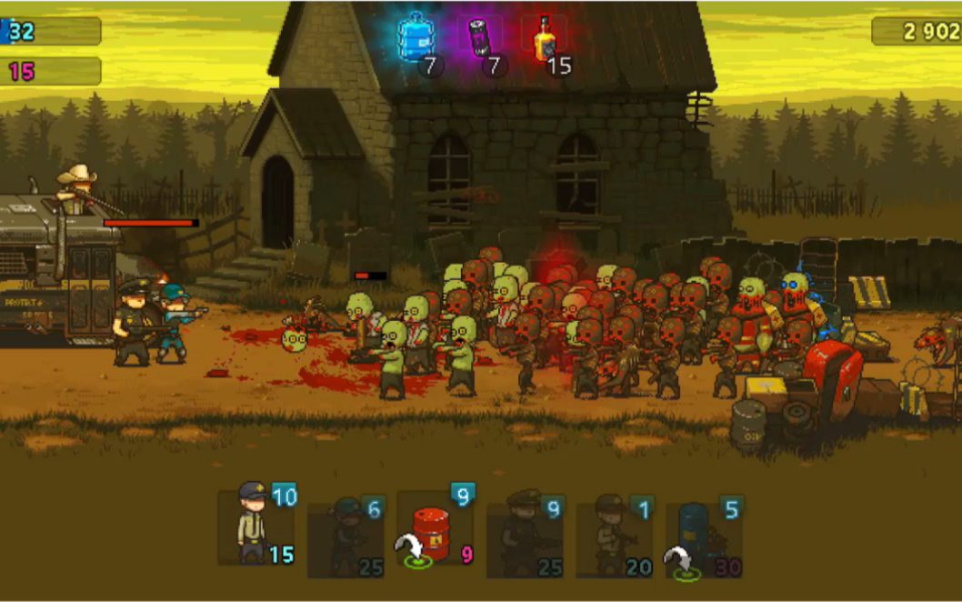 死亡突围僵尸战争zwarfare以前是尸潮虐我现在我虐尸潮