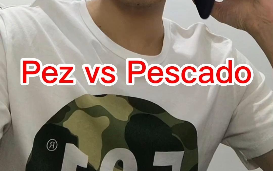 【西语词汇】 Pescado vs Pez 如何区分?哔哩哔哩bilibili