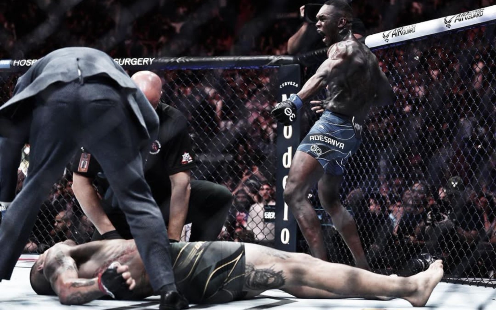 ufc287黑龙化身猎手设陷ko佩雷拉,四番战龙龙成功复仇,铁血看后非常