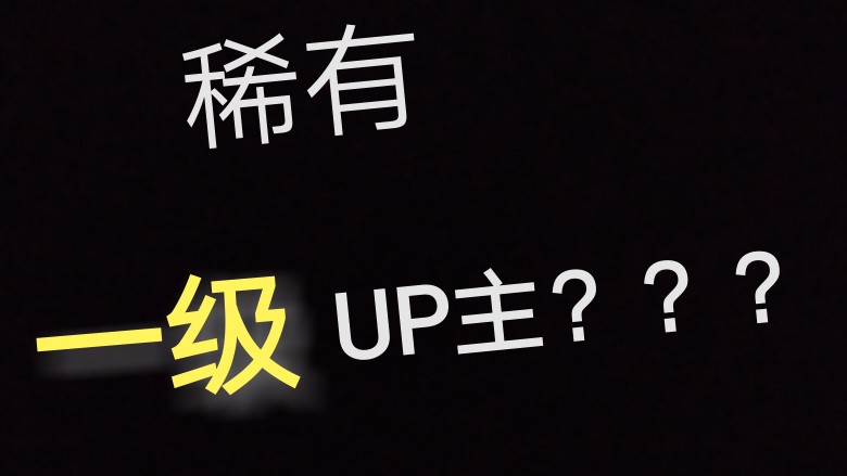 震惊,B站居然有一级UP主?一级UP能有什么操作?哔哩哔哩bilibili