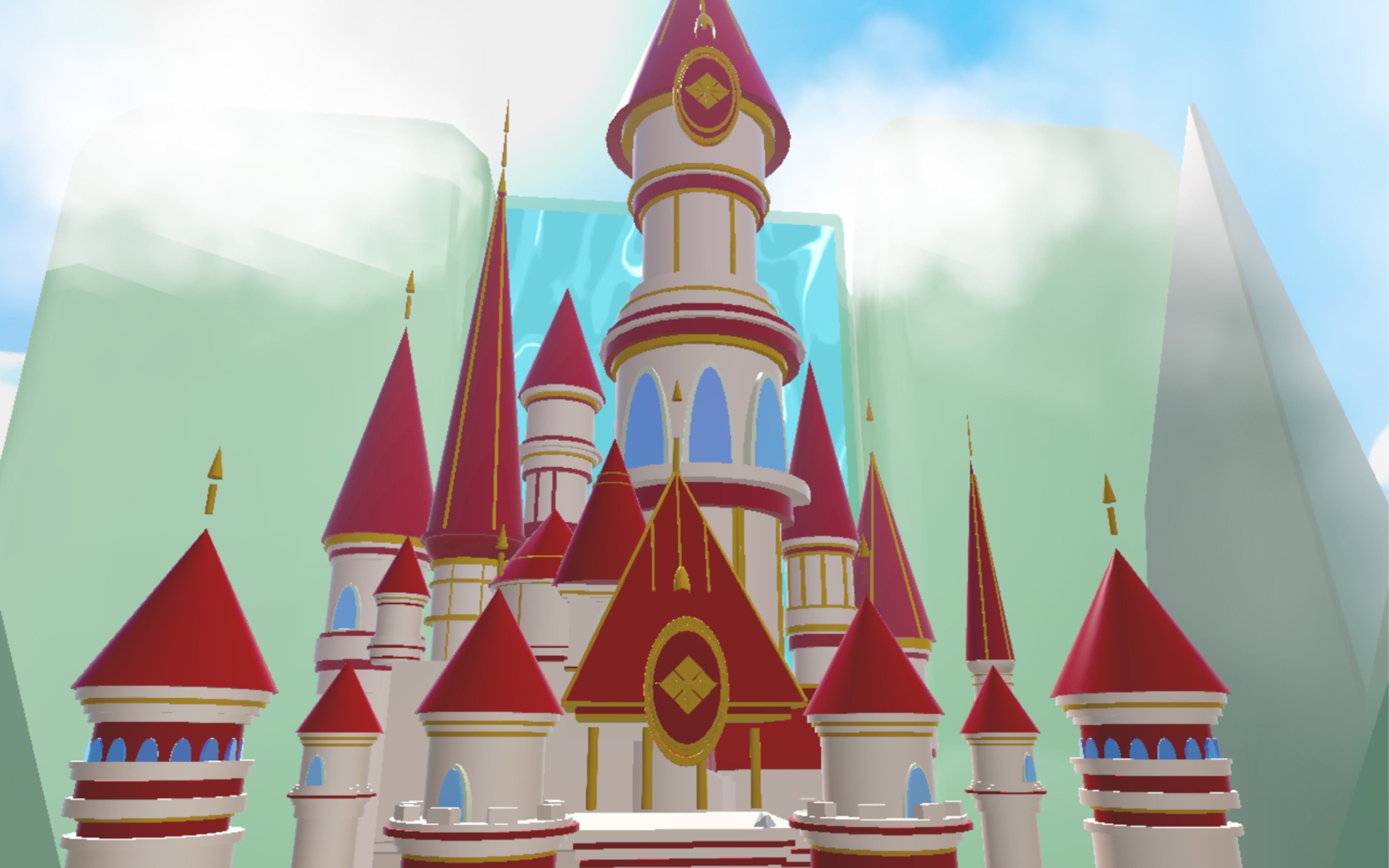 蛋仔派对《遗失在森林的城堡》公主梦!好好看的城堡啊呜呜呜