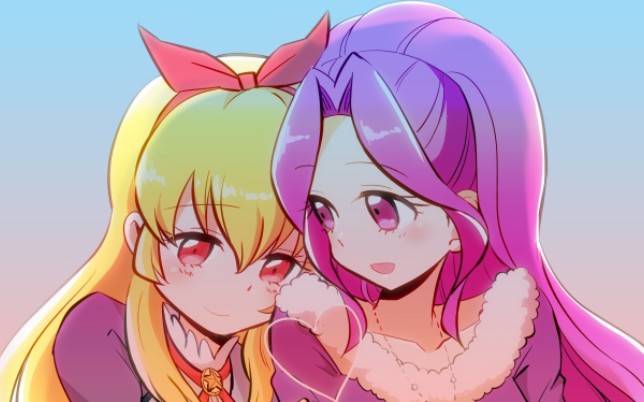 [3ds偶像活动]g线上のshining sky(星宫莓&神崎美月)_哔哩哔哩 (゜-゜