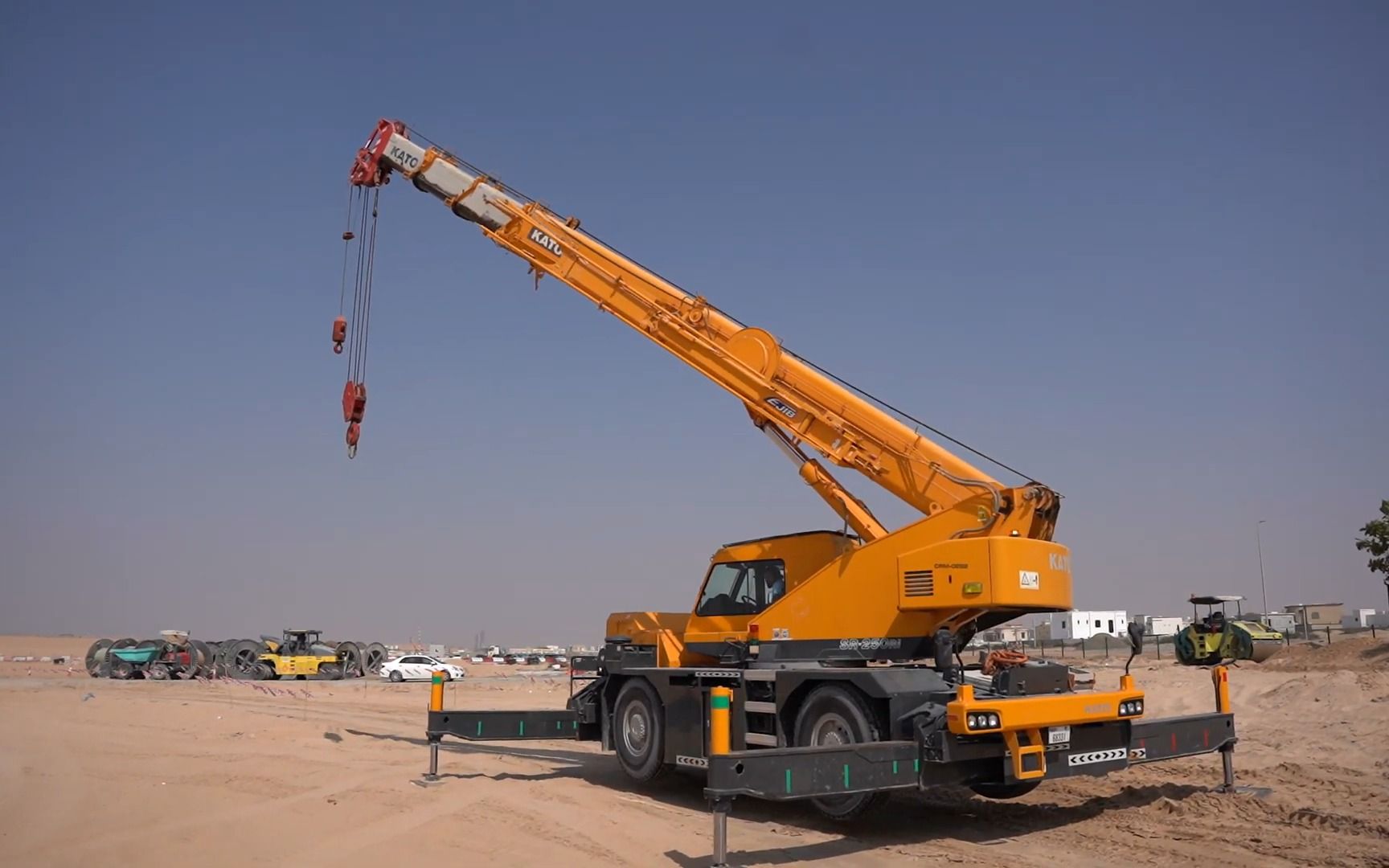 加藤kato sr250ri起重机操作展示