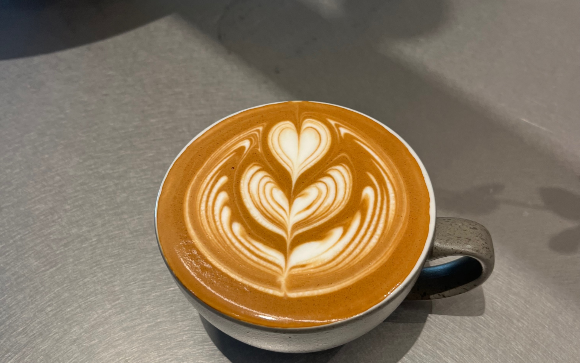 咖啡拉花--还是喜欢郁金香