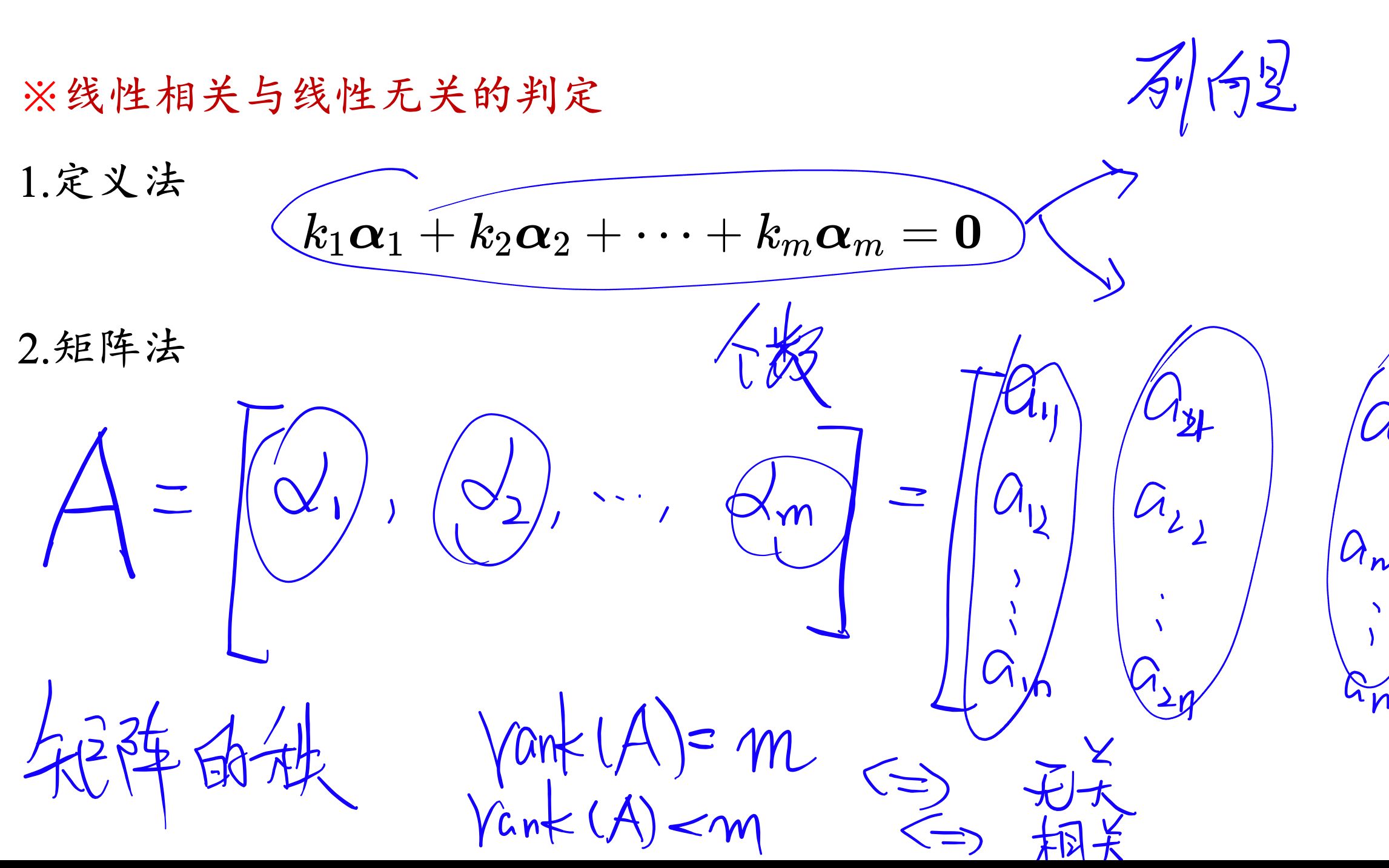 3小时根本讲不完《线性代数》/向量(1):线性无关、线性表示、极大无关组、向量组的秩哔哩哔哩bilibili