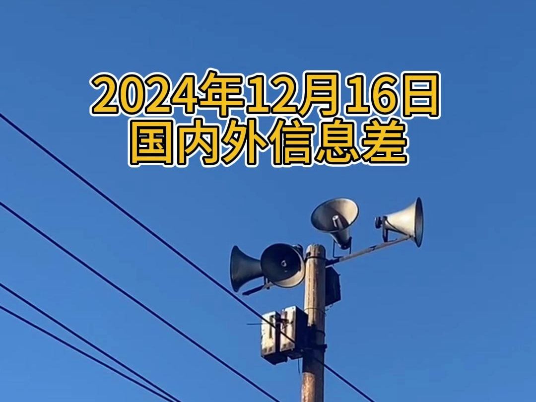 2024年12月16日信息差哔哩哔哩bilibili