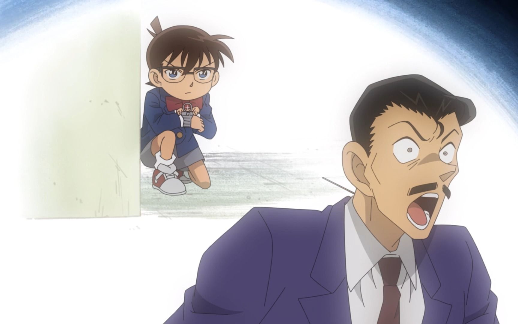 名侦探柯南官方吐槽 毛利大叔的脖子挺耐造的 麻醉师柯南