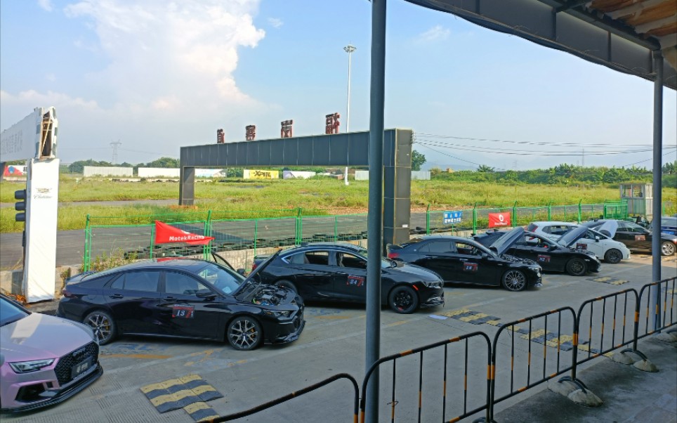 9-11惠州福冈赛车场静止起步奥迪a3 pov