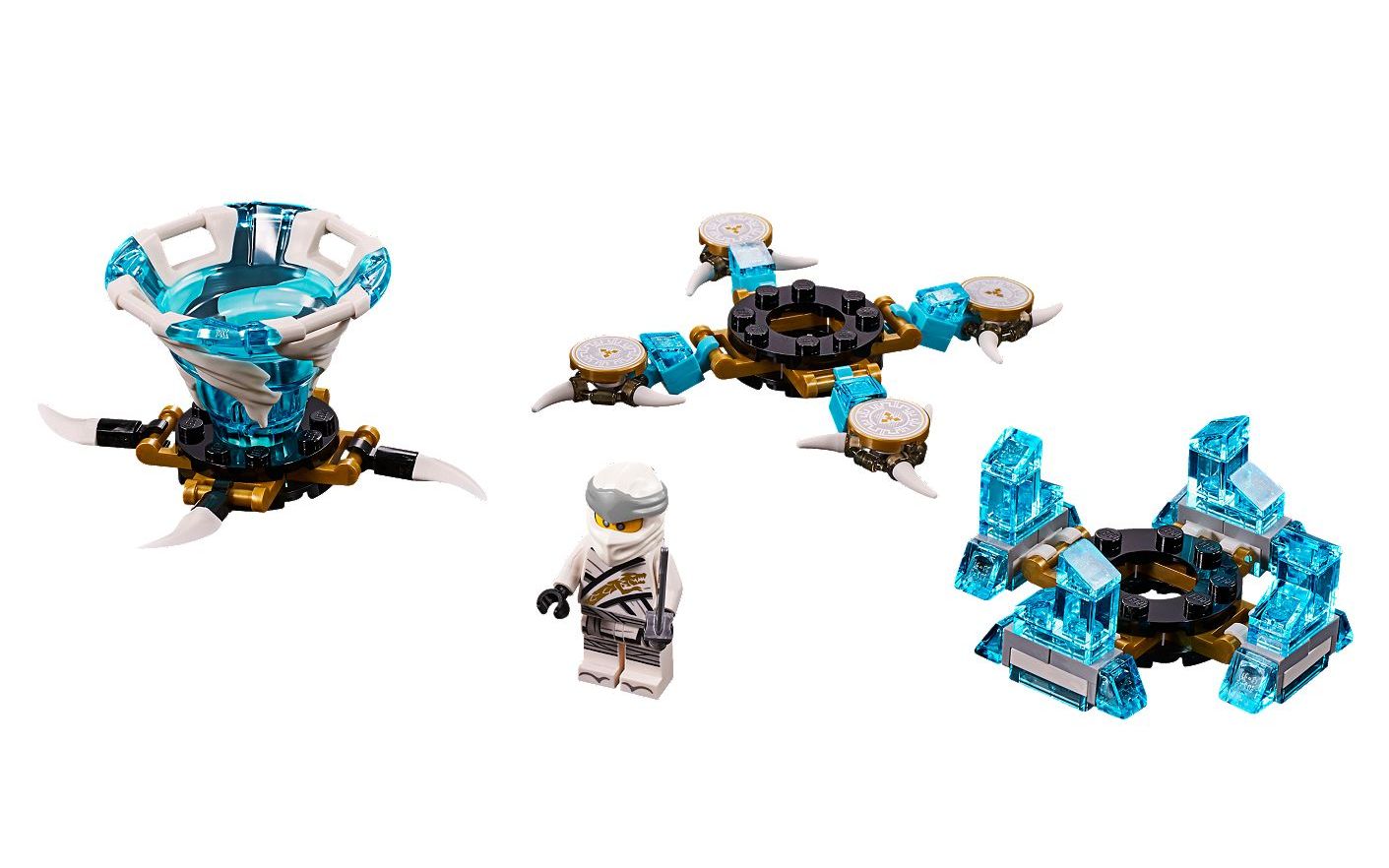 乐高 lego 70661 幻影忍者 旋风陀螺寒冰忍者赞 拼搭搬砖视频