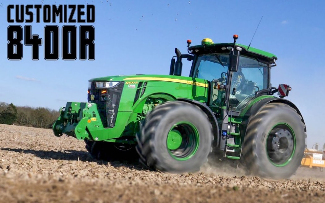 约翰迪尔(john deere)8400r私人订制款交付试车_哔哩哔哩 (゜-゜)つロ
