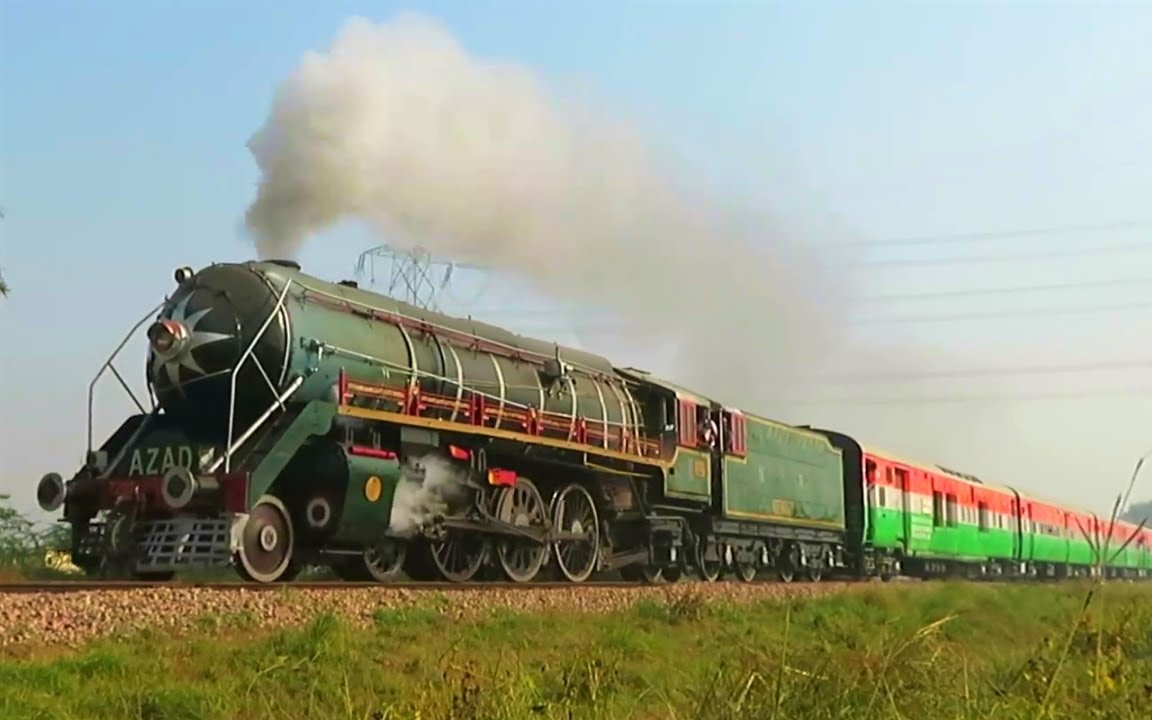 印度媒体报道印度国铁wp型7200号蒸汽机车动态运营
