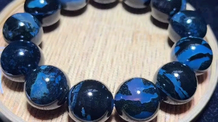 特色精品缅甸琥珀海藻手串