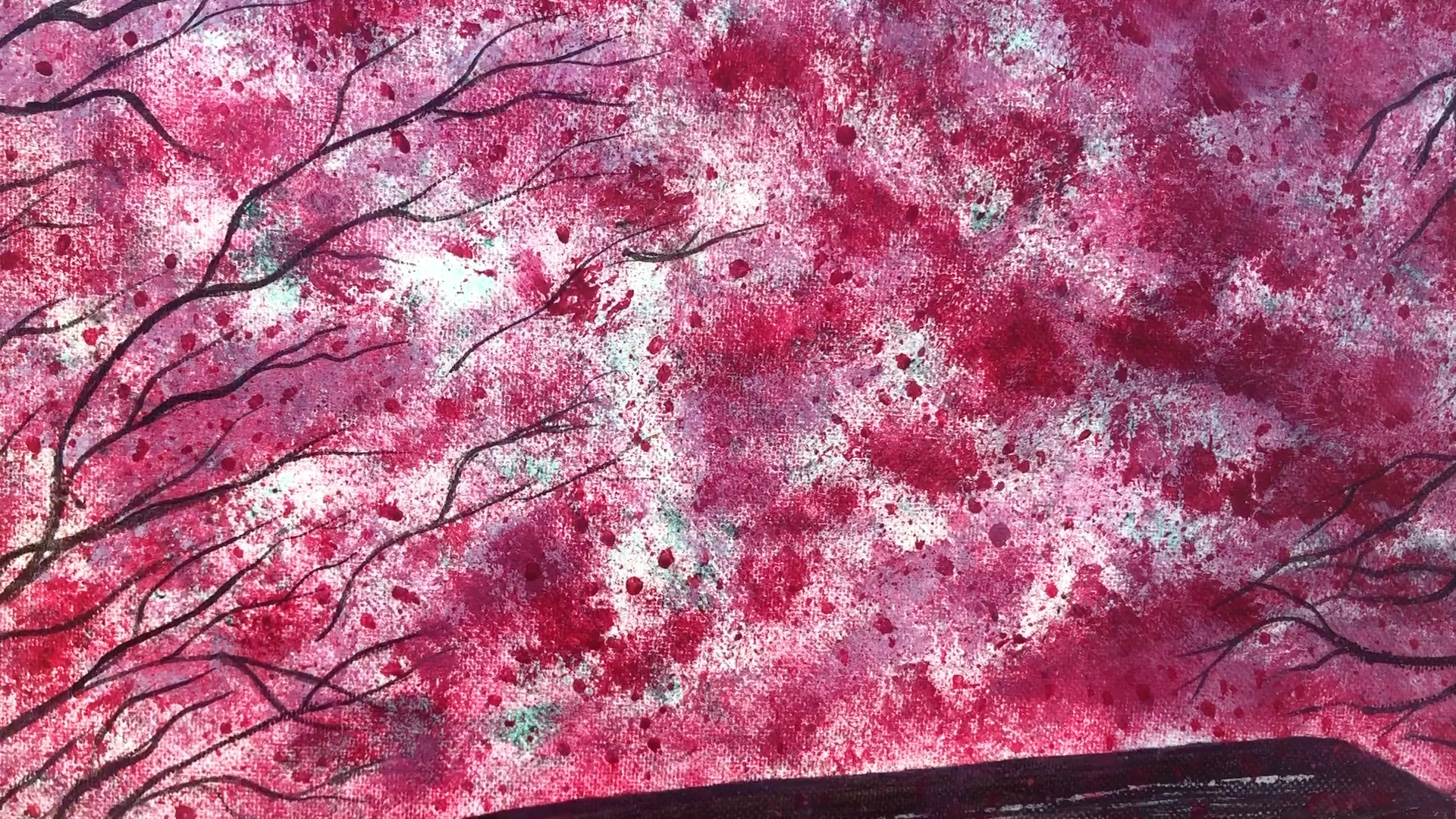 散落的桃花.