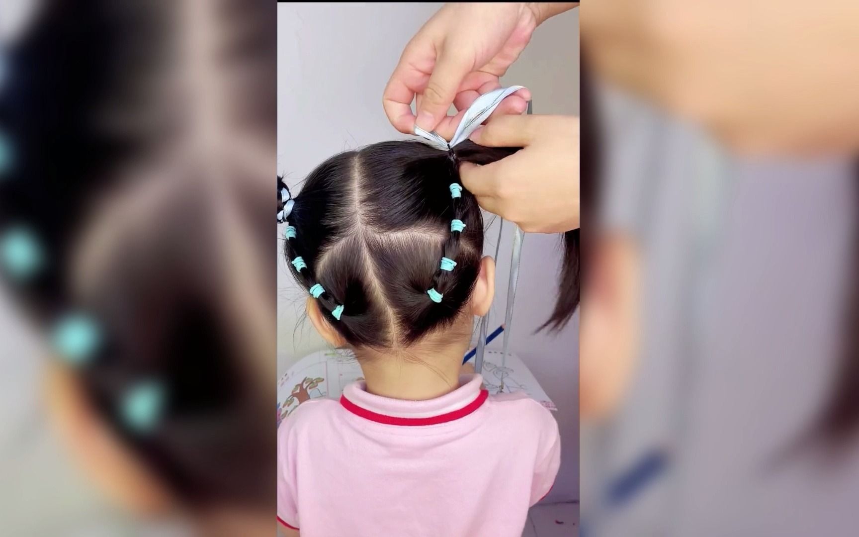 5岁儿童扎发步骤短发图片