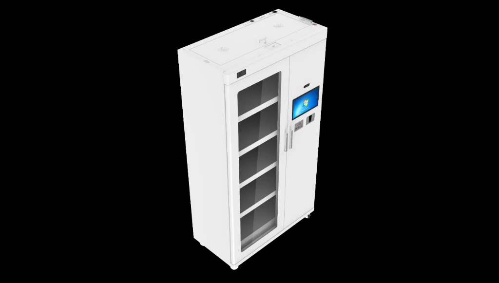 rfid电力安全工具柜智能柜生产现场直播间