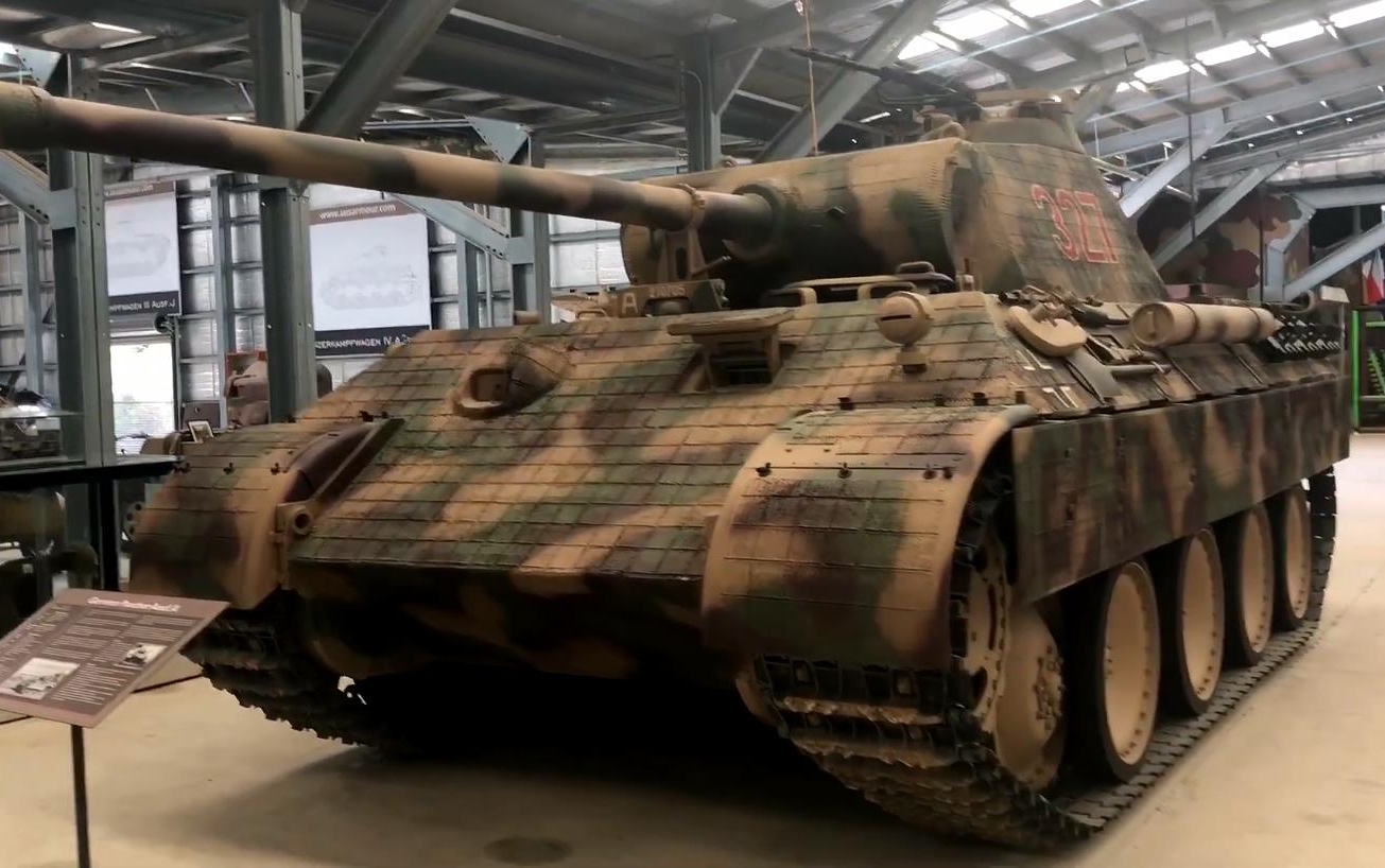 澳大利亚装甲炮兵博物馆 -"黑豹"a中型坦克(防磁装甲)(2021/10)