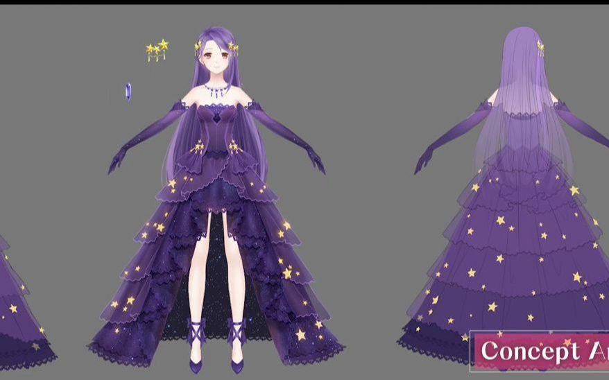 [图]【闪耀暖暖美服】星之海CG幕后制作过程 纪录片