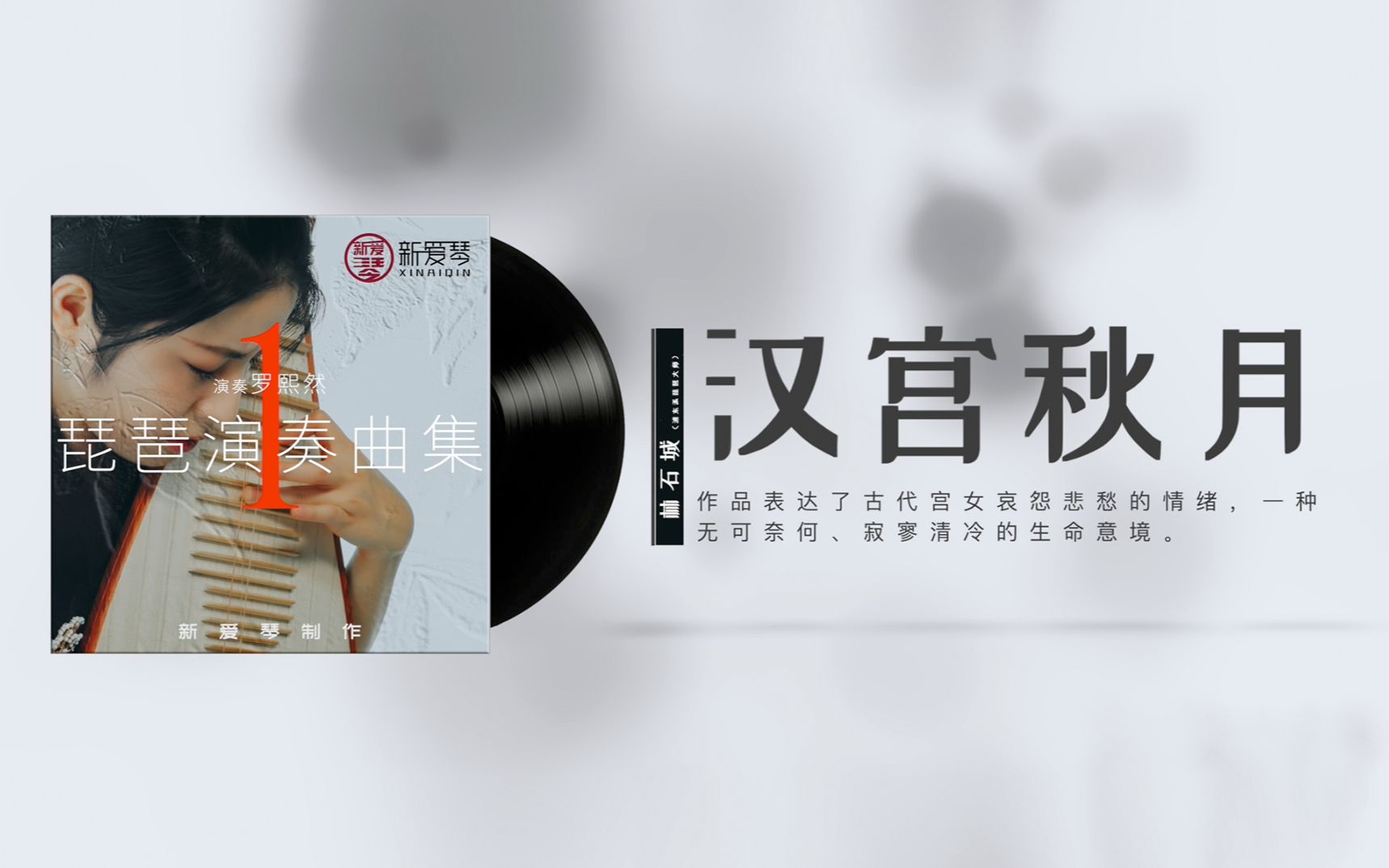 [图]“三千宫阙一家帝，两万韶音几个鸢。”琵琶演奏中国名曲《汉宫秋月》