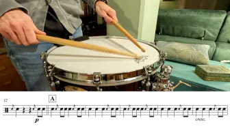 Download Video: 小军鼓｜拉德斯基进行曲 Radetzky Marsch Snare Drum (With Sheet Music)